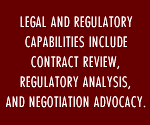 Legal and Regulatory Capabilites